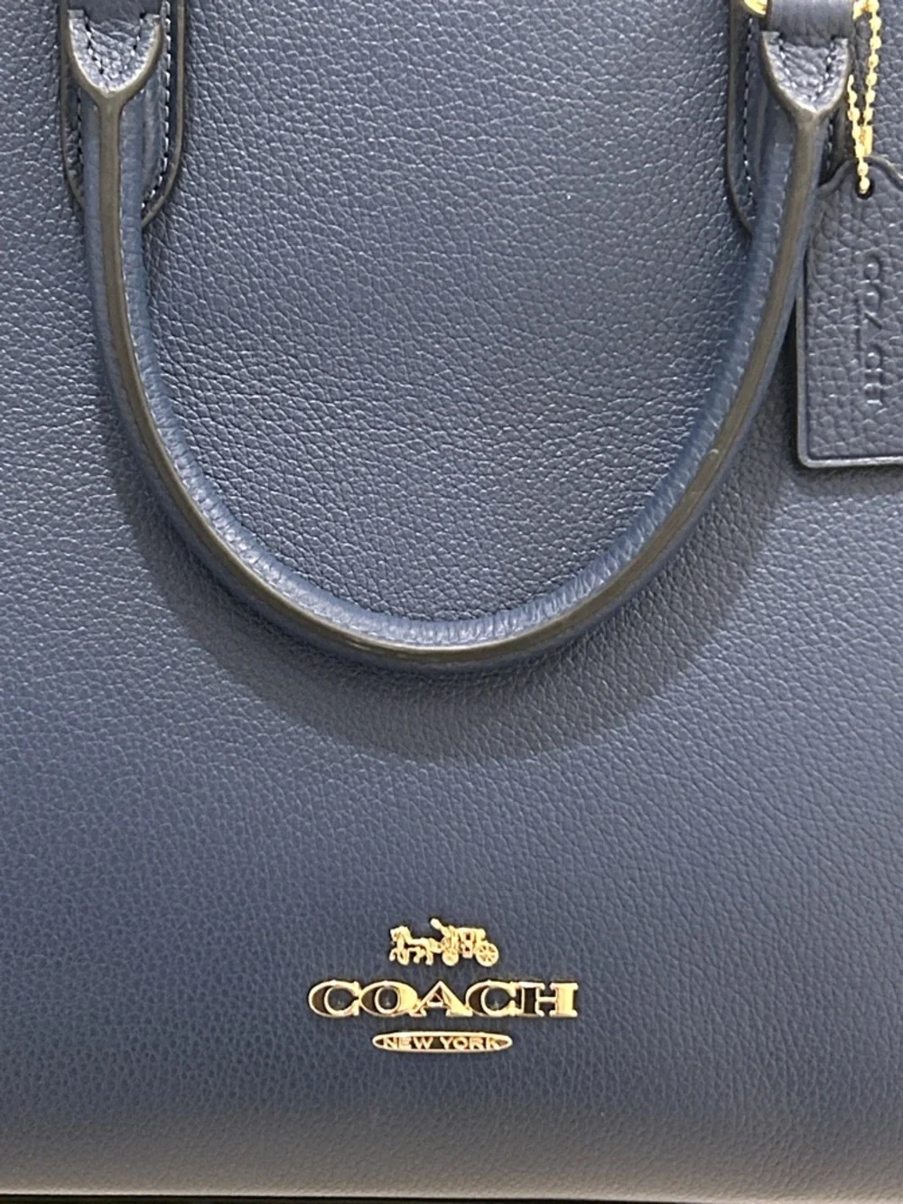 Coach (NWT) Maggie Tote Bag in Deep Blue - Picture 4 of 17